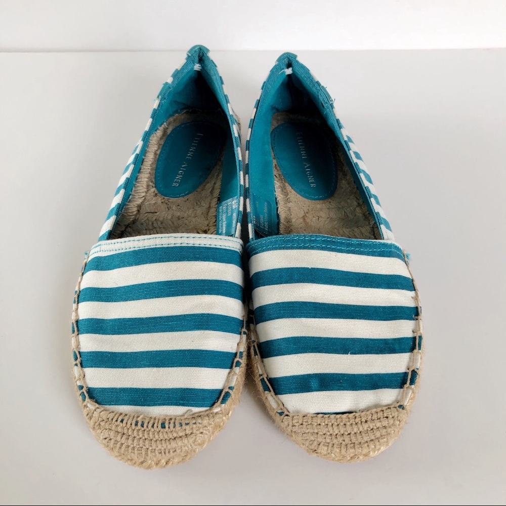 Striped Espadrille Flats
